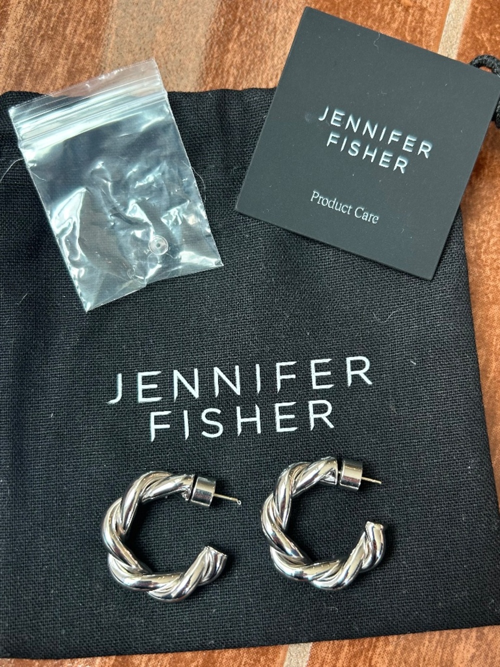 Jennifer Fisher Twisted Lilly Mini Hoops